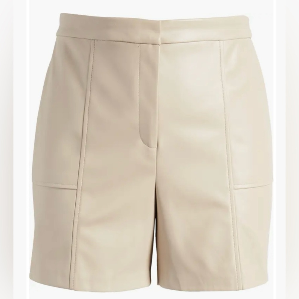 Halogen Faux Leather Shorts Small NWOT
